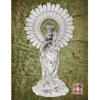 Virgen del Pilar sobre nube