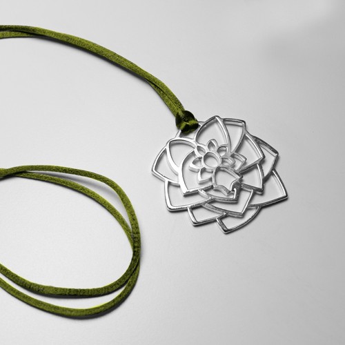 Flor Camelia Verde