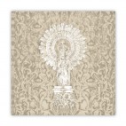 25x25 cm Lienzo Virgen del Pilar - Arena