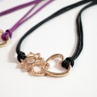 Colgante Corazón Oro Rosa
