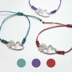 Pulsera Corazón Plata
