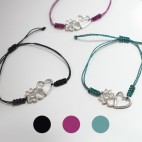 Pulsera Corazón Plata