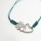 Pulsera Corazón Plata