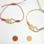 Pulsera Corazón Oro