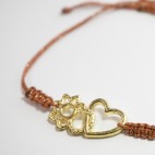 Pulsera Corazón Oro