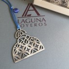 Menina Abanico Motivo Cristal Veneciano