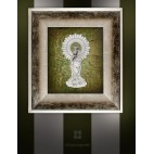 Virgen del Pilar sobre nube